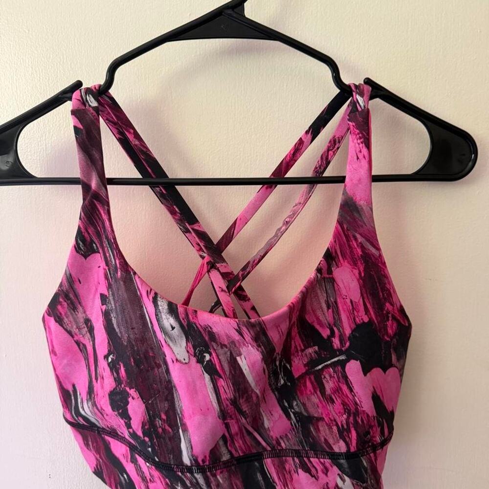 Lululemon pink sports bra activewear